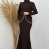 Dress Dark Coffee - Image 3
