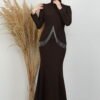 Dress Dark Coffee - Image 4