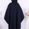Cashmere Poncho 70037 Navy Blue - Image 16