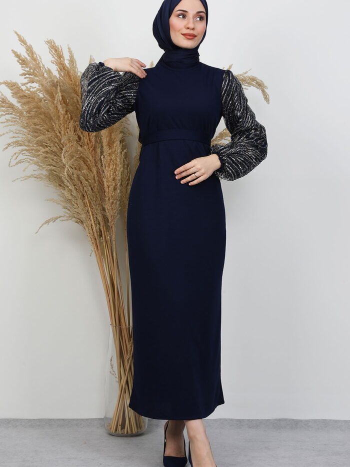 Alternative view of Sleeve Detai Dress Navy