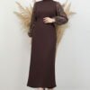Star Dress Dark Brown