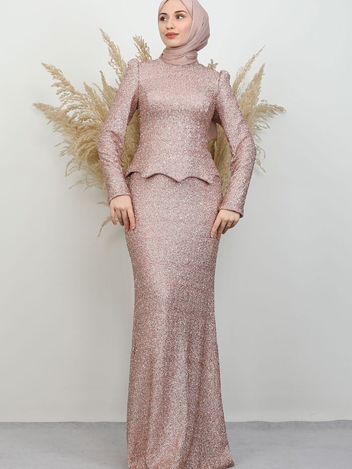 Evening Dress Gold color