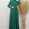 Front Pleated Dress