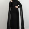 Serena Hijab Dress Black - Image 3
