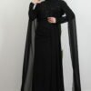 Serena Hijab Dress Black - Image 4