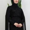 Serena Hijab Dress Black - Image 5