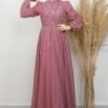Cute Tulle Evening Dress Soft Pink 13 Cute Tulle Evening Dress Soft Pink - Image 2