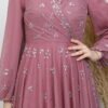 Cute Tulle Evening Dress Soft Pink 16 Cute Tulle Evening Dress Soft Pink - Image 5