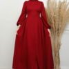 Valerie Crepe Dress, Dark Coffee dress - Image 6