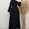 Valerie Crepe Dress, Dark Coffee dress - Image 7