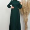 Valerie Crepe Dress, Dark Coffee dress - Image 8
