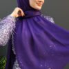 Janjan Shawl Dark Grey - Image 7