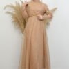 Dream Glitter Evening Dress Dark Lilac - Image 7