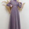 Evening Dress Dark Lilac