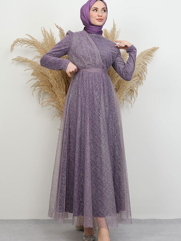 Evening Dress Dark Lilac