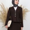 Efnan Detail Set Dark Coffee - Image 5