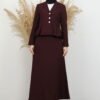 Efnan Detail Set Dark Coffee - Image 10