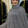 equined embroidery cape. - Image 7