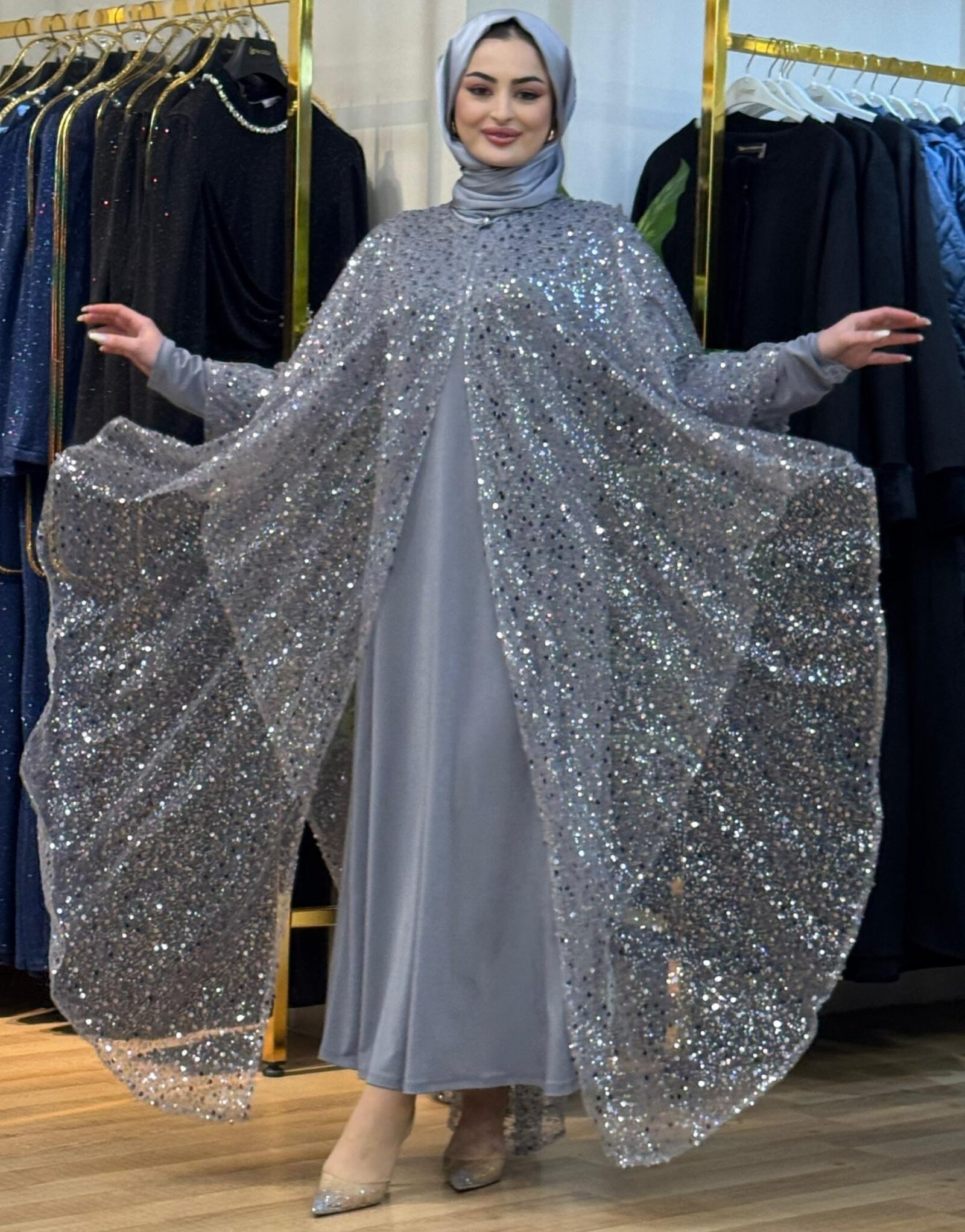 embroidery cape