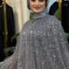 equined embroidery cape. - Image 5
