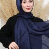 Pearl Satin Shawl Black - Image 9