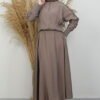 Burgundy Set with Gathered Sleeves - Image 9