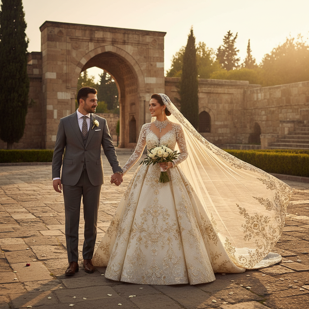 7 Divine Turkish Wedding Dresses: Tradition Meets Modern Glamour 6 turkish wedding dress - fashion inspiration