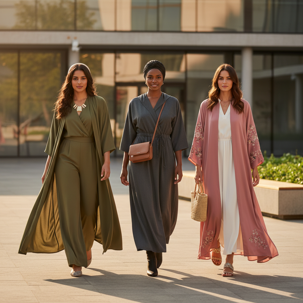 7 Chic Abaya Styles for Modern Women 6 abaya styles for modern women - fashion inspiration