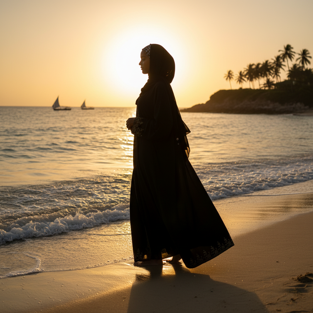black somali abaya - fashion inspiration