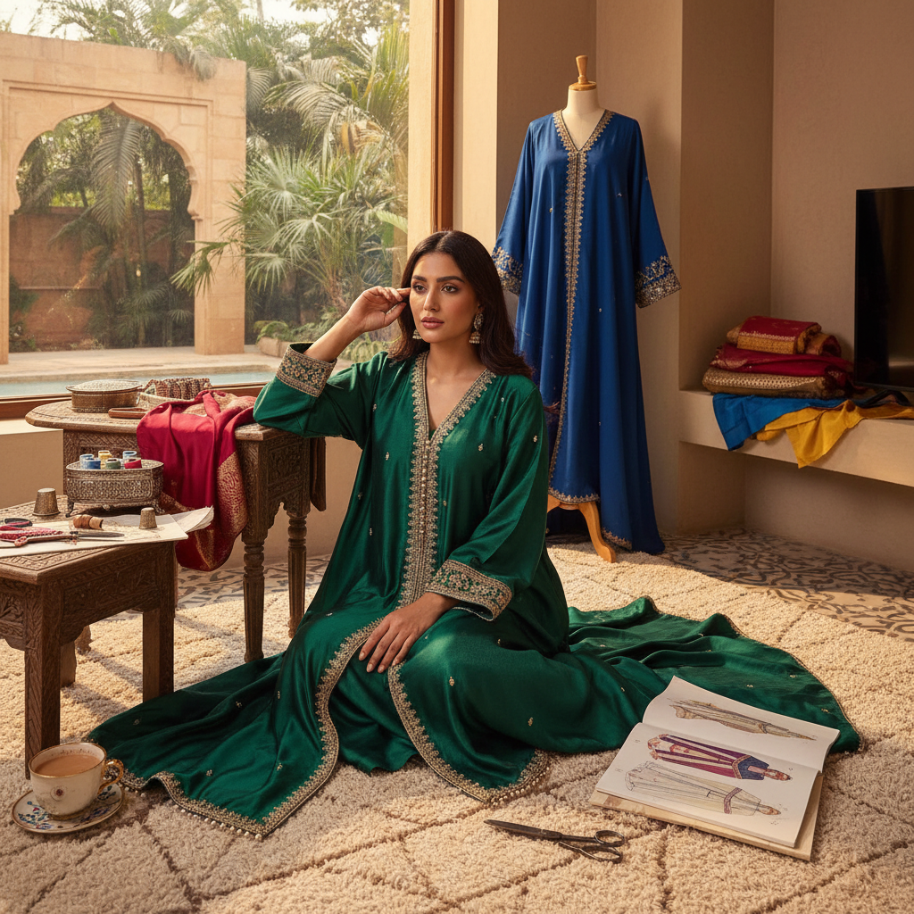5 Beautiful Ways to Design Your Custom Made Indian Abaya 7 custom made Indian abaya - fashion inspiration