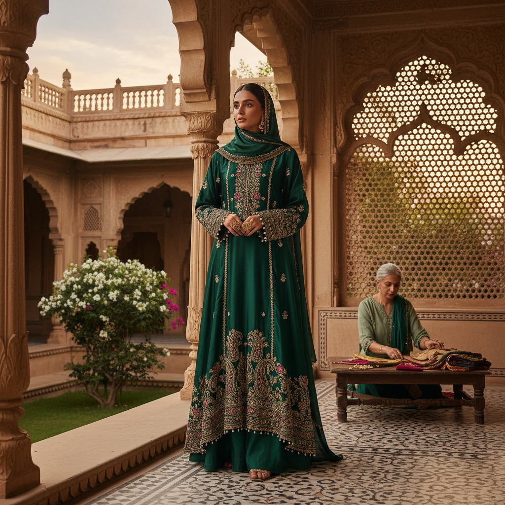 5 Beautiful Ways to Design Your Custom Made Indian Abaya 6 custom made Indian abaya - fashion inspiration