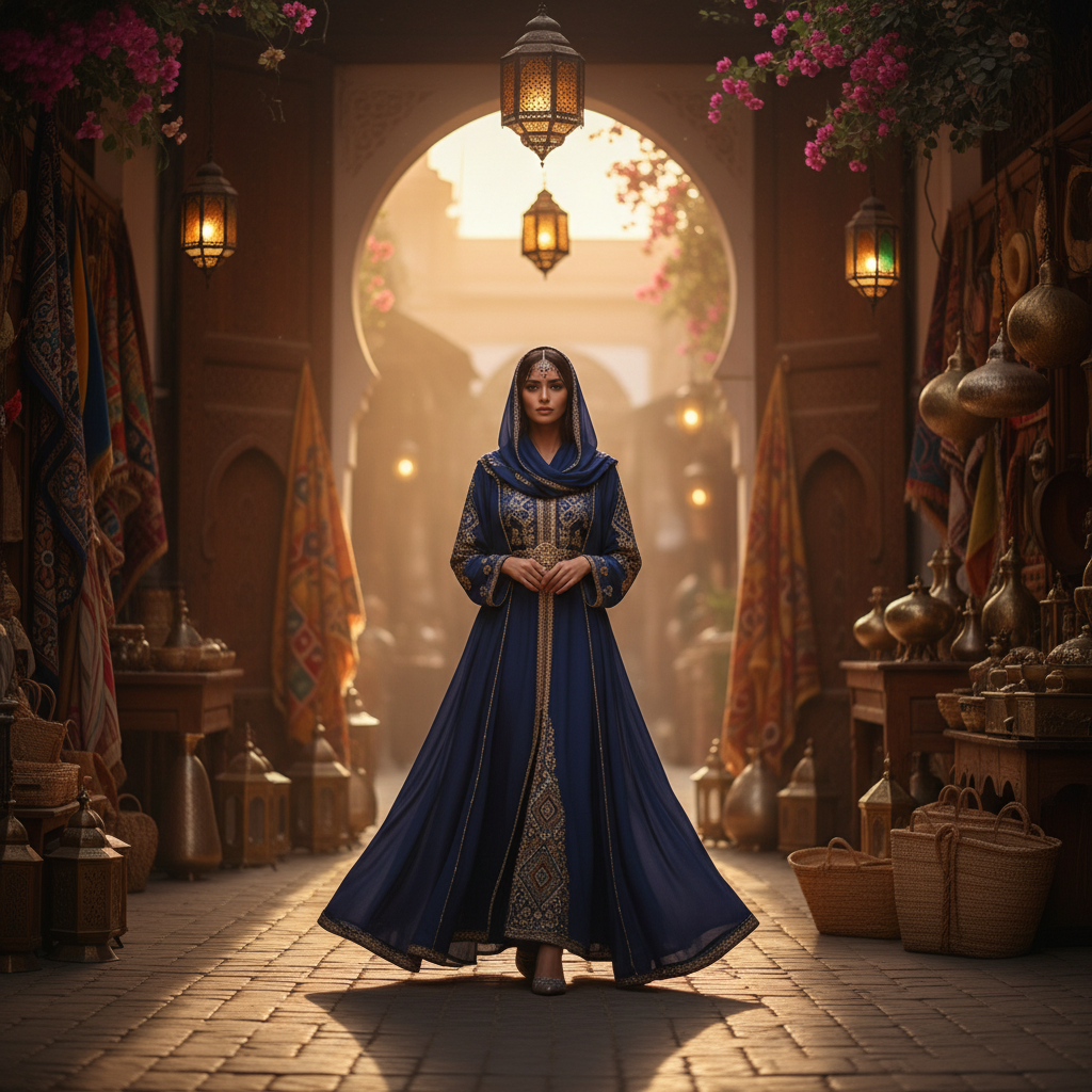 7 Exquisite Ethnic Wear Inspired Abaya Styles for 2026 6 ethnic wear inspired abaya - fashion inspiration