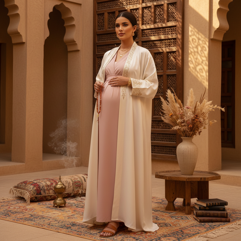 5 Essential Tips for Choosing Maternity Abayas in Saudi Arabia 7 maternity abayas Saudi Arabia - fashion inspiration