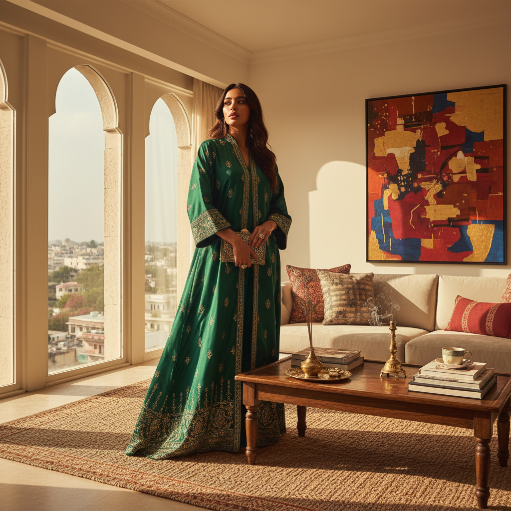 5 Gorgeous Modern Indian Abayas You Need for 2026 7 modern Indian abayas - fashion inspiration