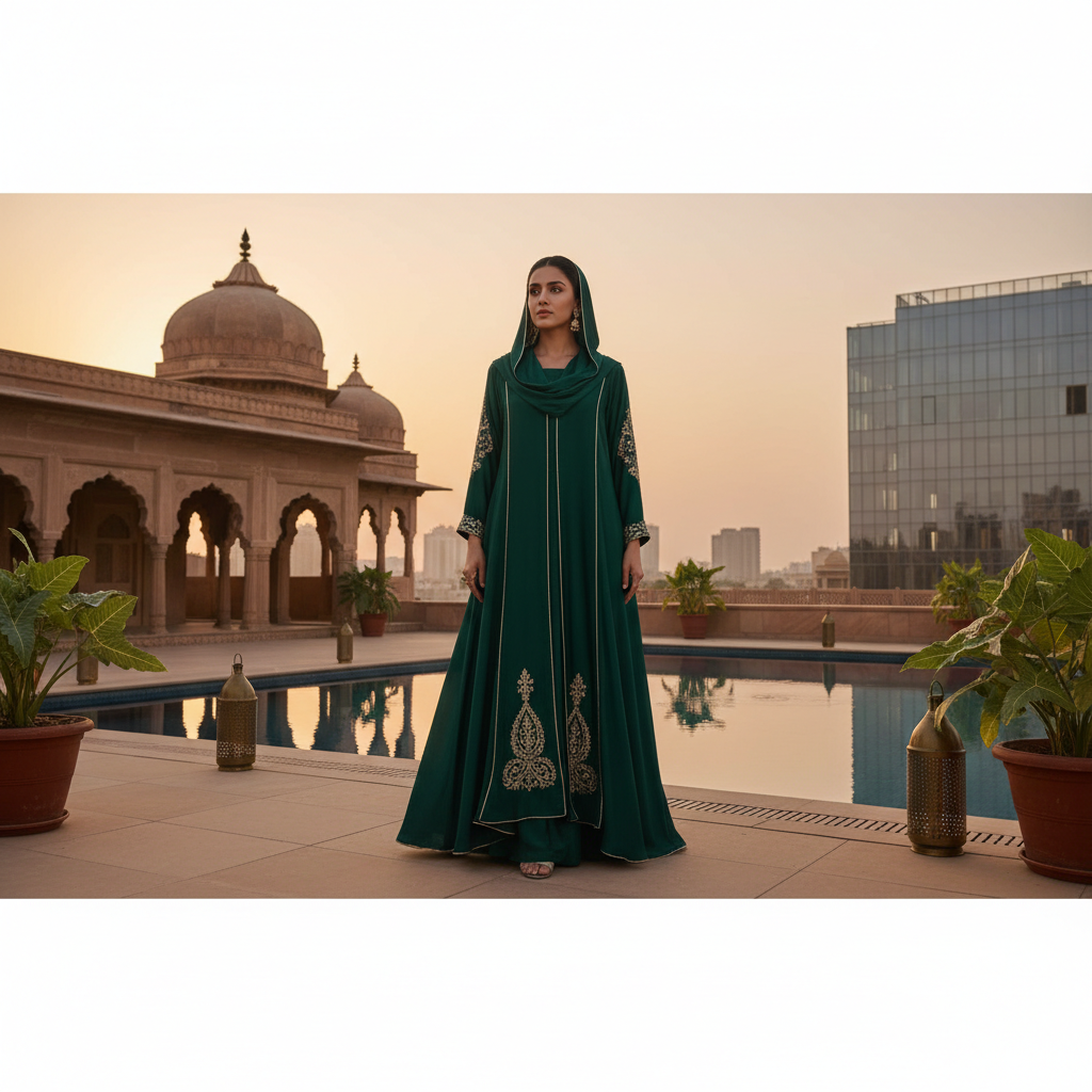 5 Gorgeous Modern Indian Abayas You Need for 2026 6 modern Indian abayas - fashion inspiration