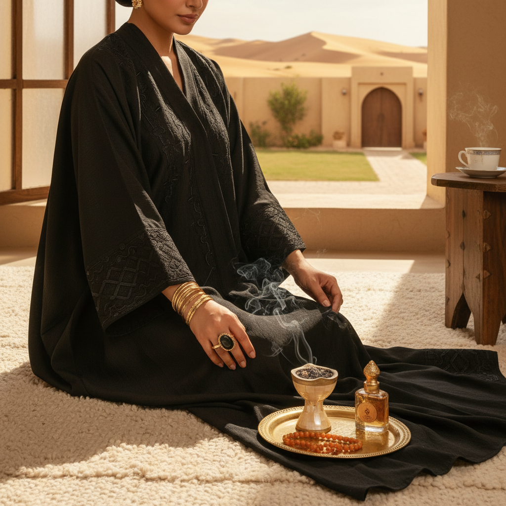 5 Key Features: Understanding the Traditional Black Saudi Abaya 7 traditional black Saudi abaya - fashion inspiration