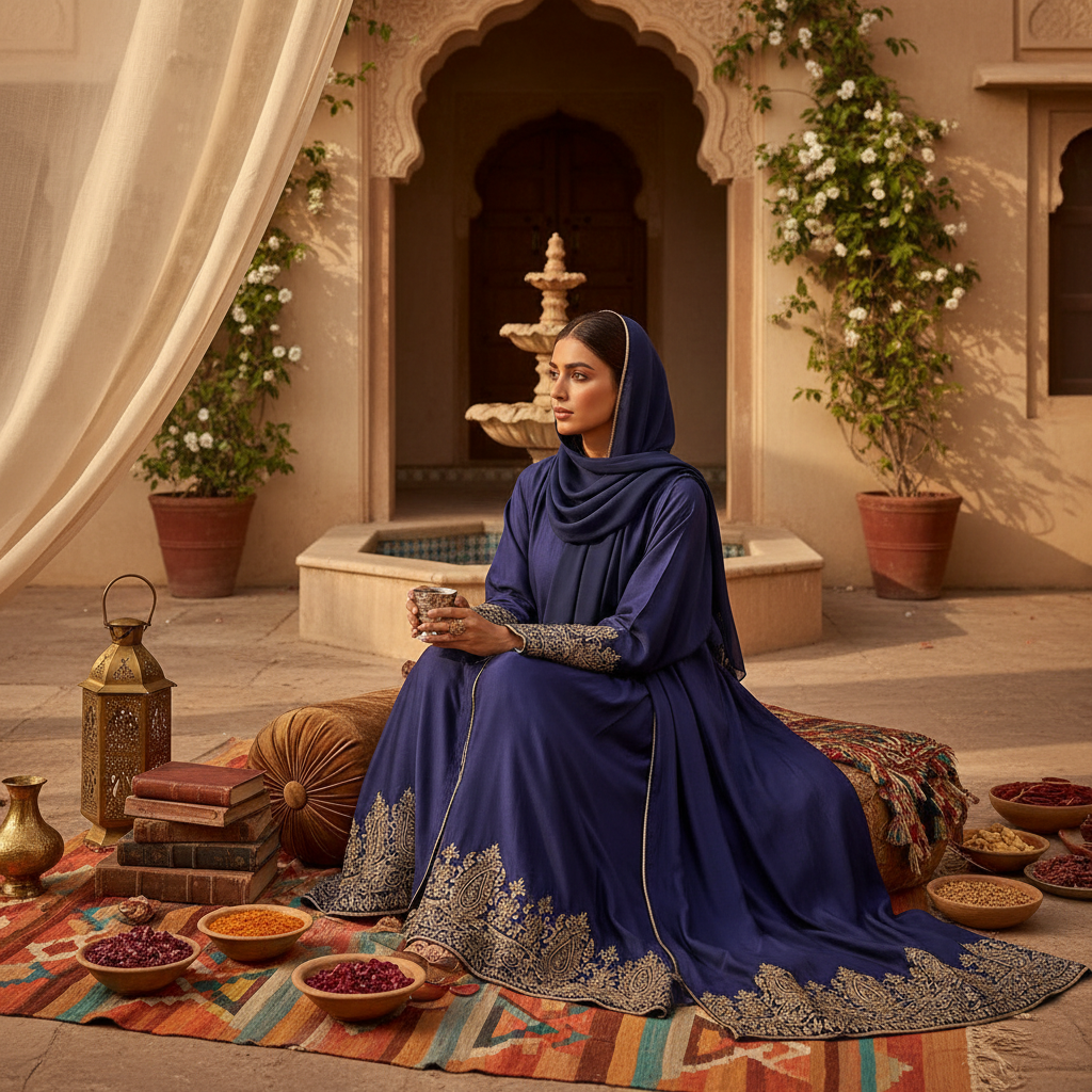 traditional Indian abaya styles - fashion inspiration