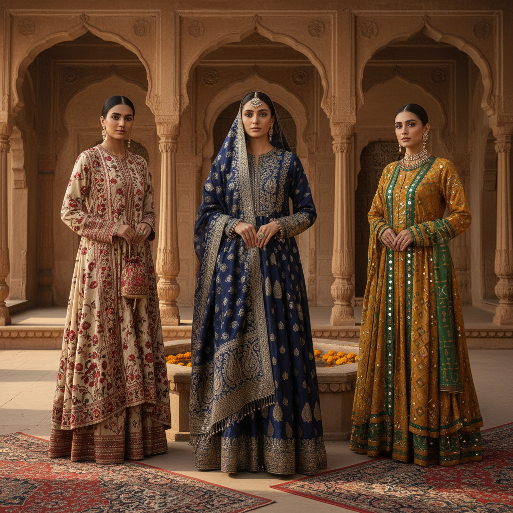 traditional Indian abaya styles - fashion inspiration