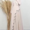 Ethnic Layer Dress Dark Coffee - Image 10