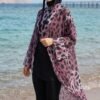Patterned Long Pareo, Rose Pink - Image 5