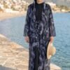 Patterned Long Pareo, Rose Pink - Image 11