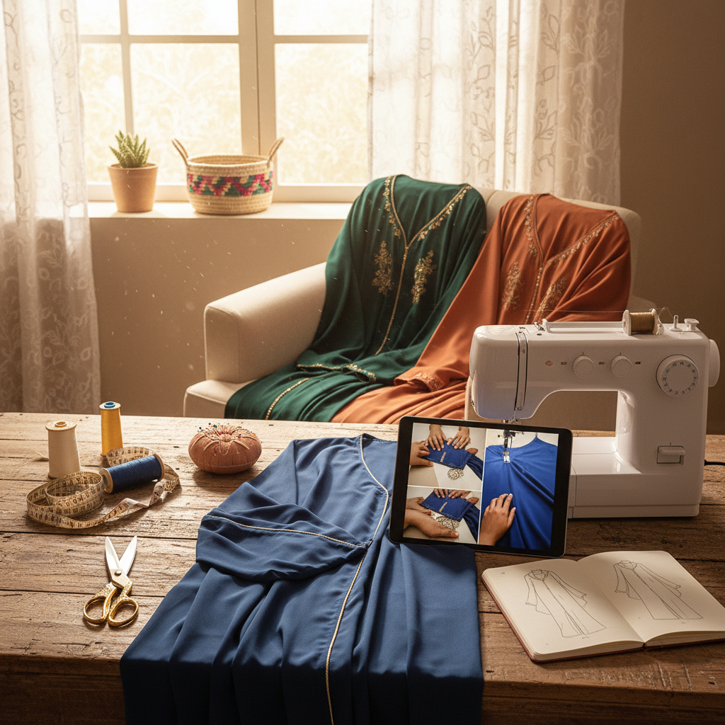 easy somali abaya sewing tutorial - fashion inspiration