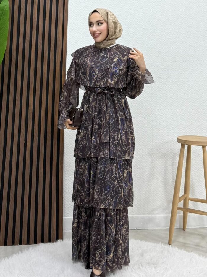 Layer Dress Dark Coffee
