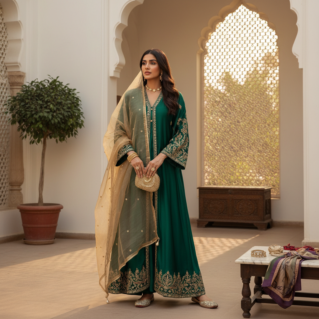 5 Radiant Ways to Style Your Indian Abaya in 2026 6 how to style an Indian abaya - fashion inspiration