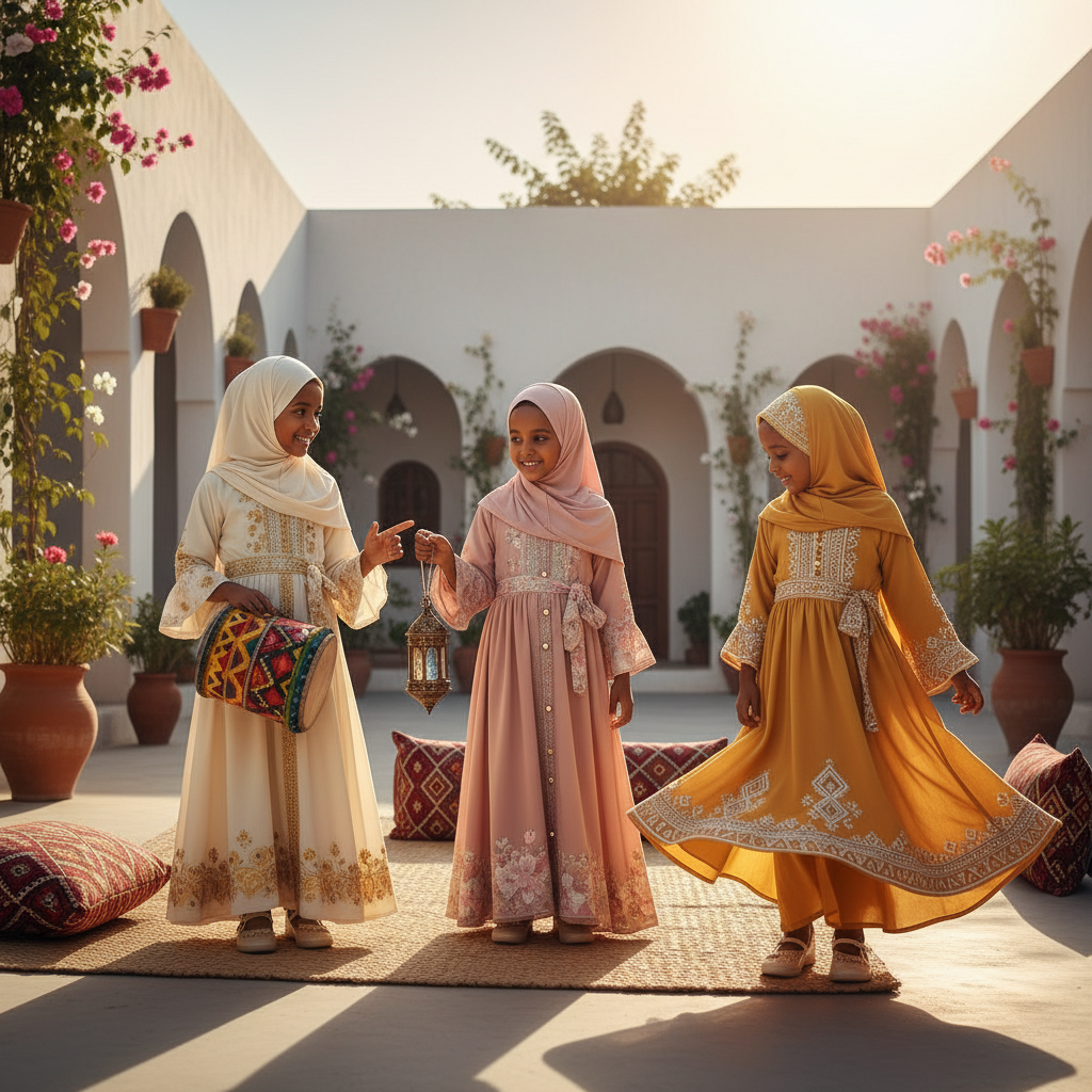 5 Enchanting Somali Abaya Designs for Kids in 2026 6 kids somali abaya designs - fashion inspiration