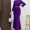Sandy Dress with Pearl Belt