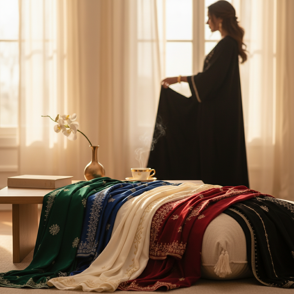 luxurious somali abaya fabrics - fashion inspiration