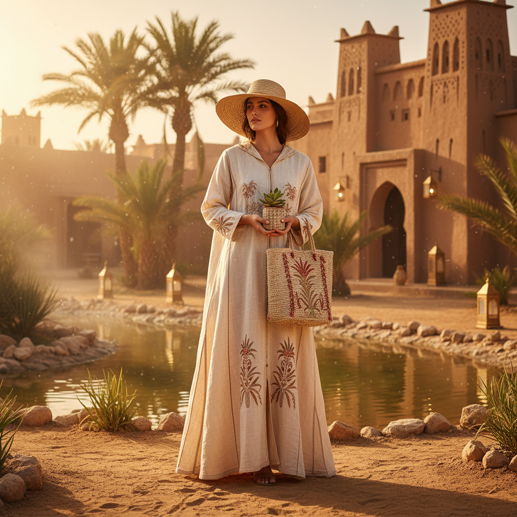 5 Radiant Eco-Friendly Moroccan Abaya Styles You Need in 2026 6 eco-friendly moroccan abaya - fashion inspiration