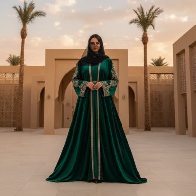 luxury velvet abaya saudi arabia featured