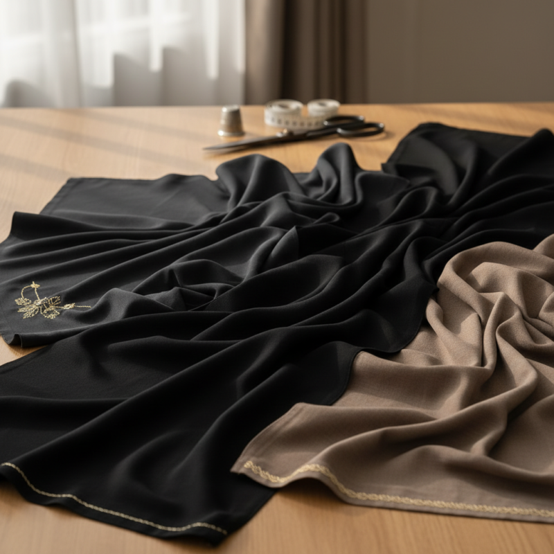 what fabric is best for saudi abaya featured